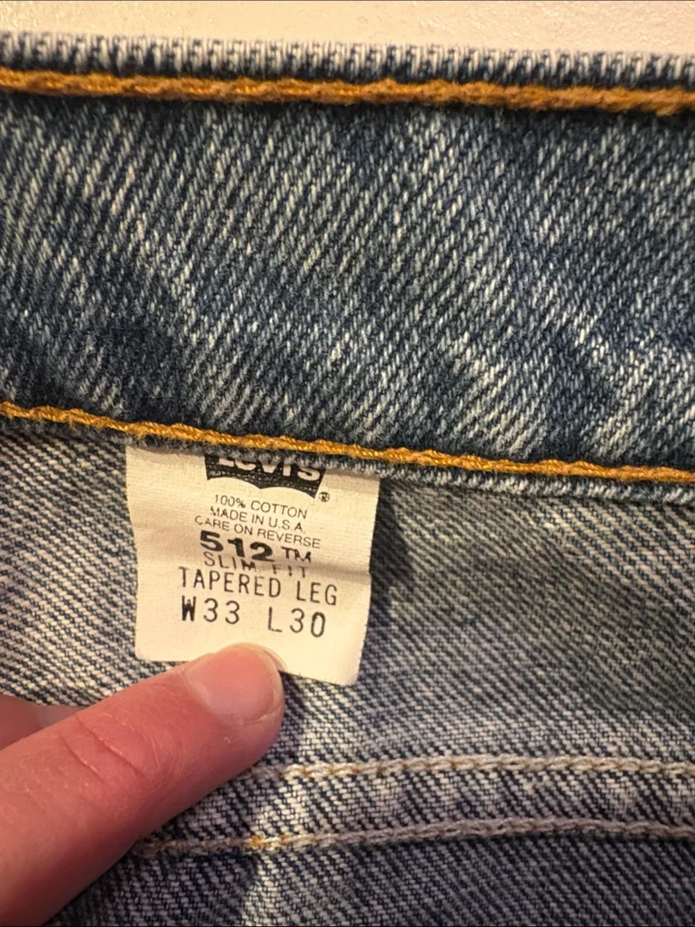 Levi's Medium Blue High-Rise Straight Jeans
